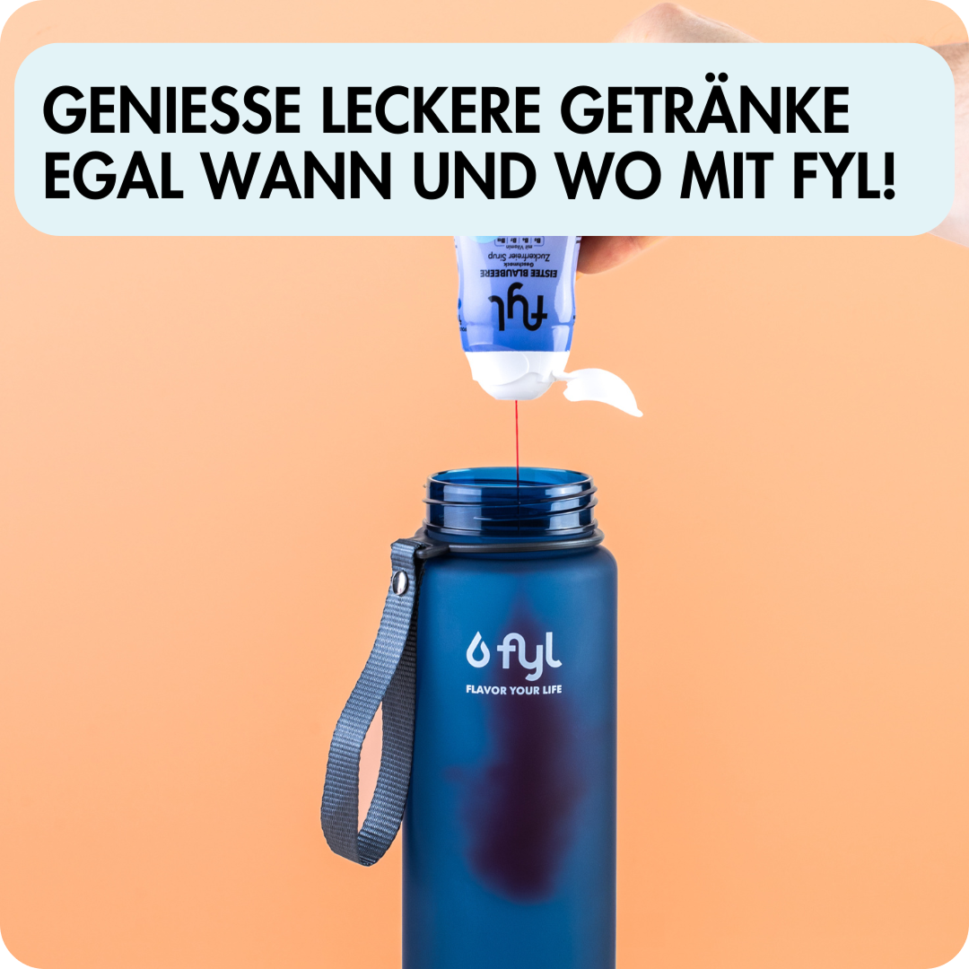 1050ml Trinkflasche (Dunkelblau)
