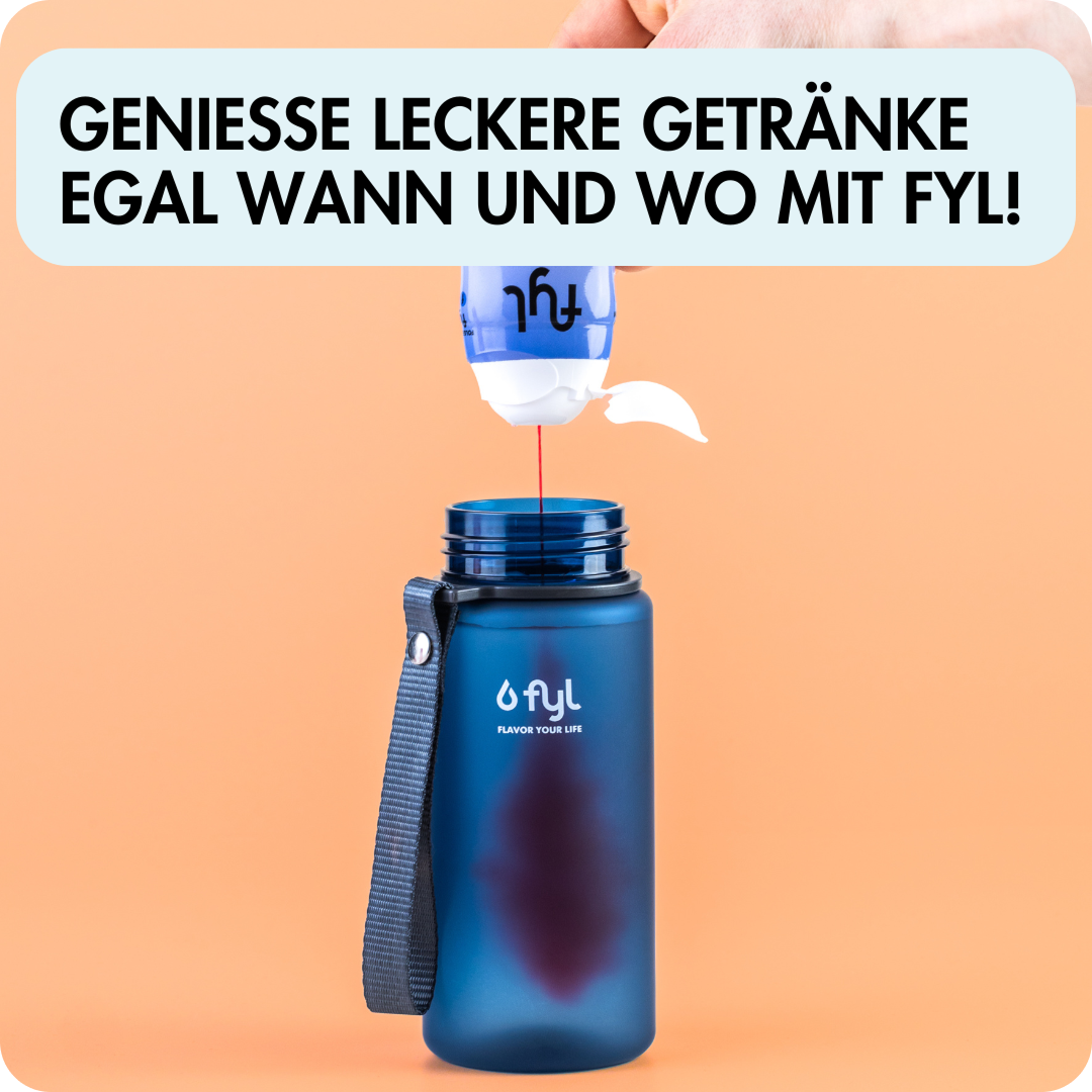 400ml Trinkflasche (Dunkelblau)