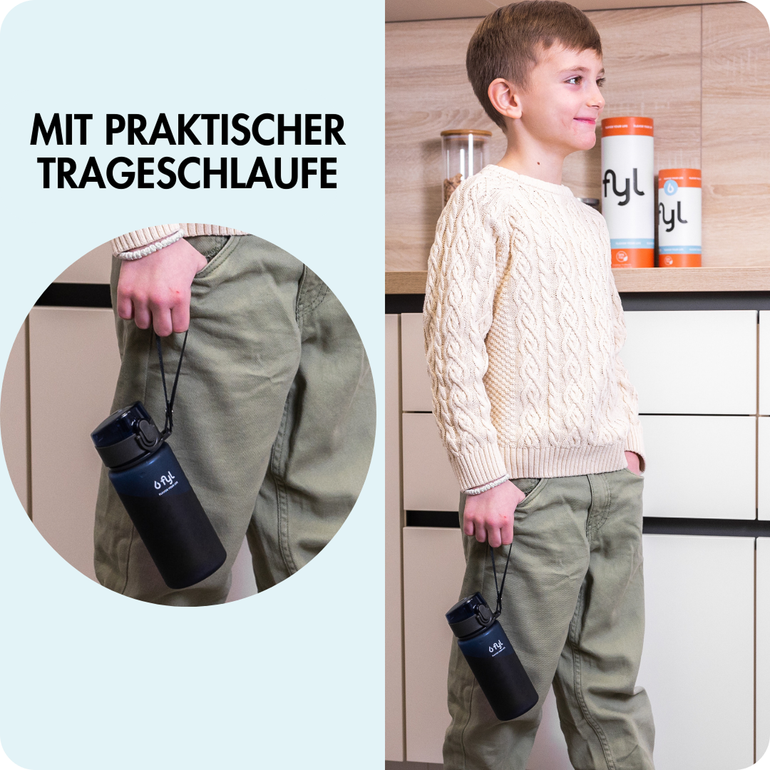 400ml Trinkflasche (Dunkelblau)