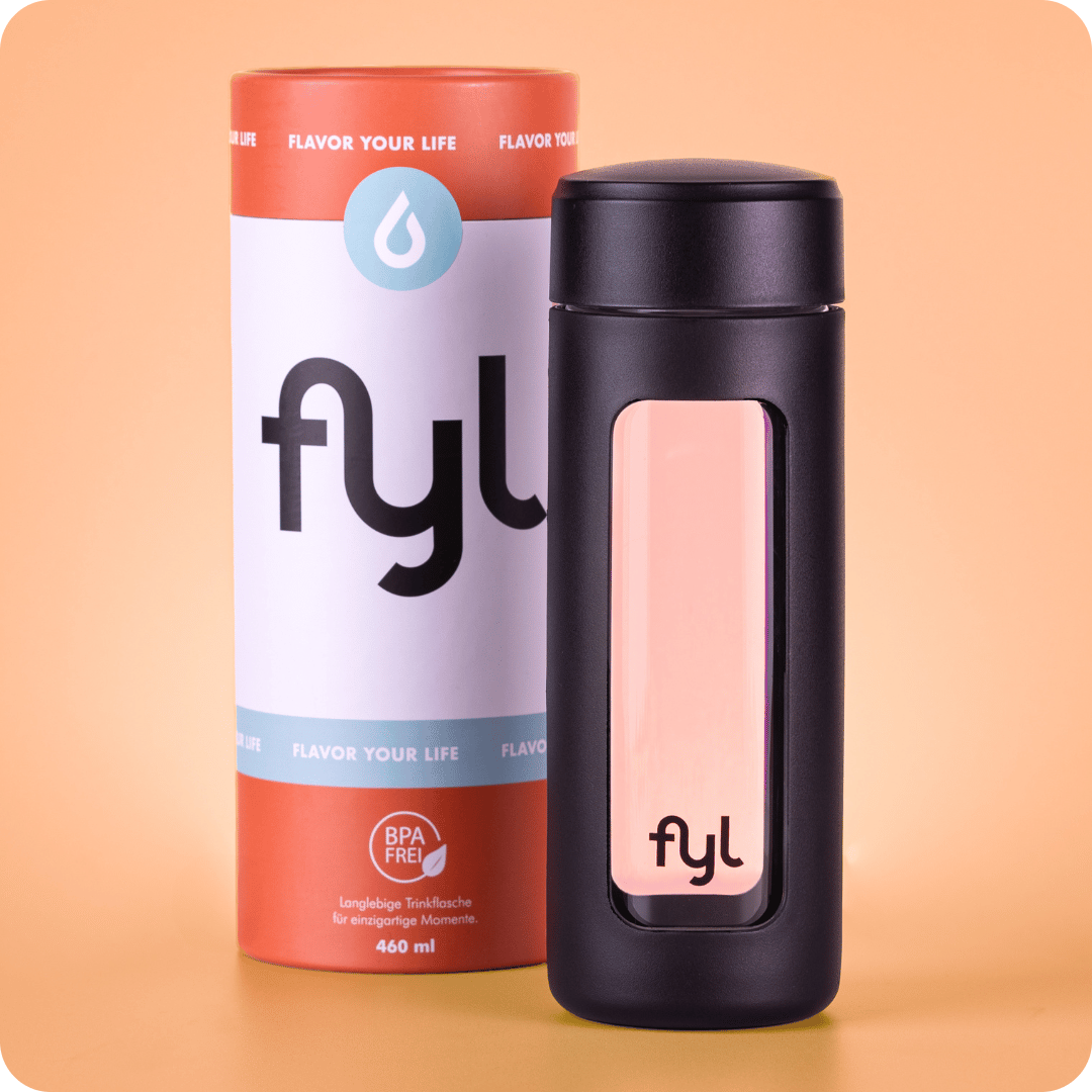 fyl Glas Trinkflasche (460ml)