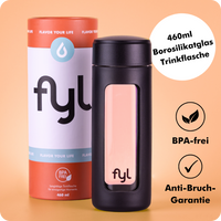 fyl Glas Trinkflasche (460ml)