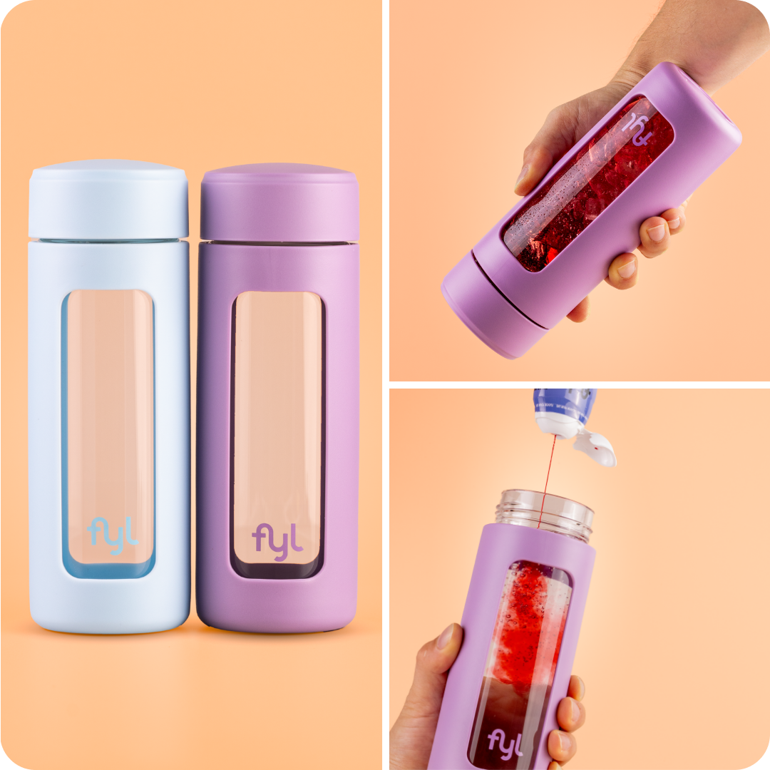 fyl Glas Trinkflasche (460ml)