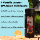 fyl Glas Trinkflasche (460ml)