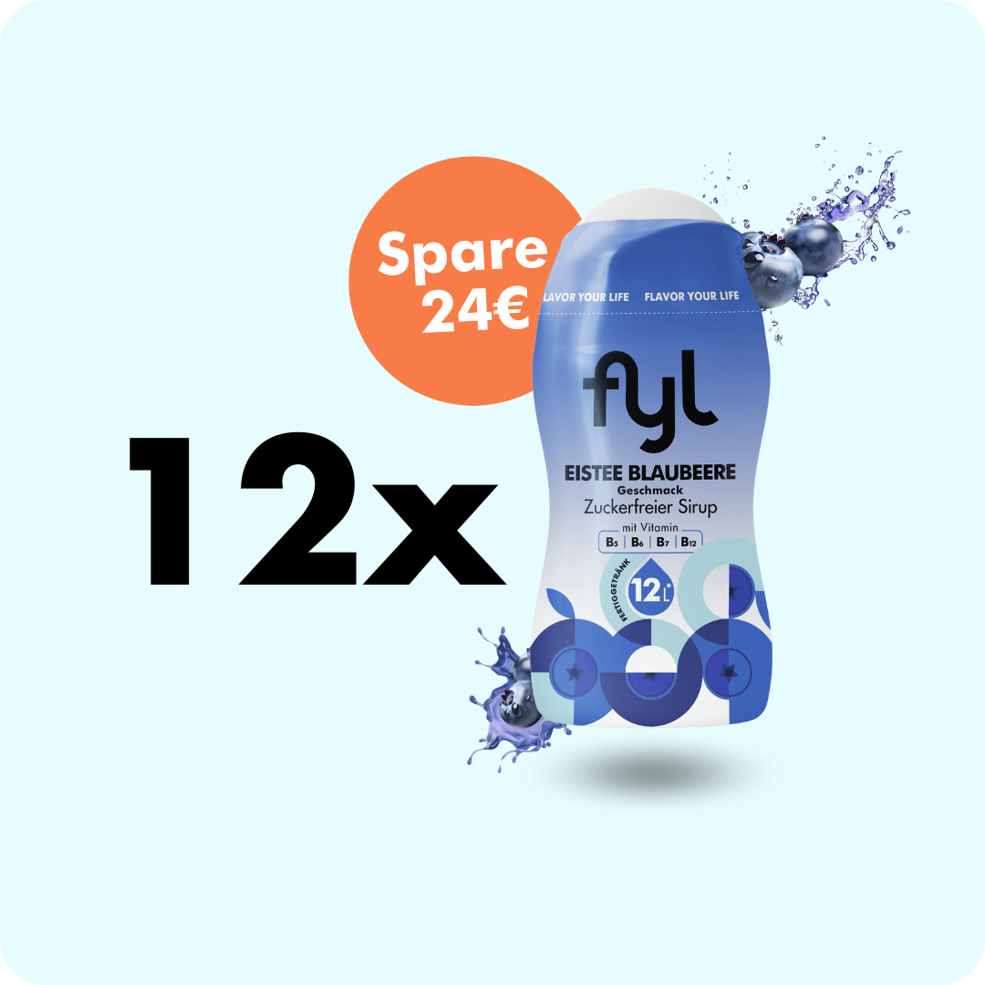 12er Sparset Eistee Blaubeere