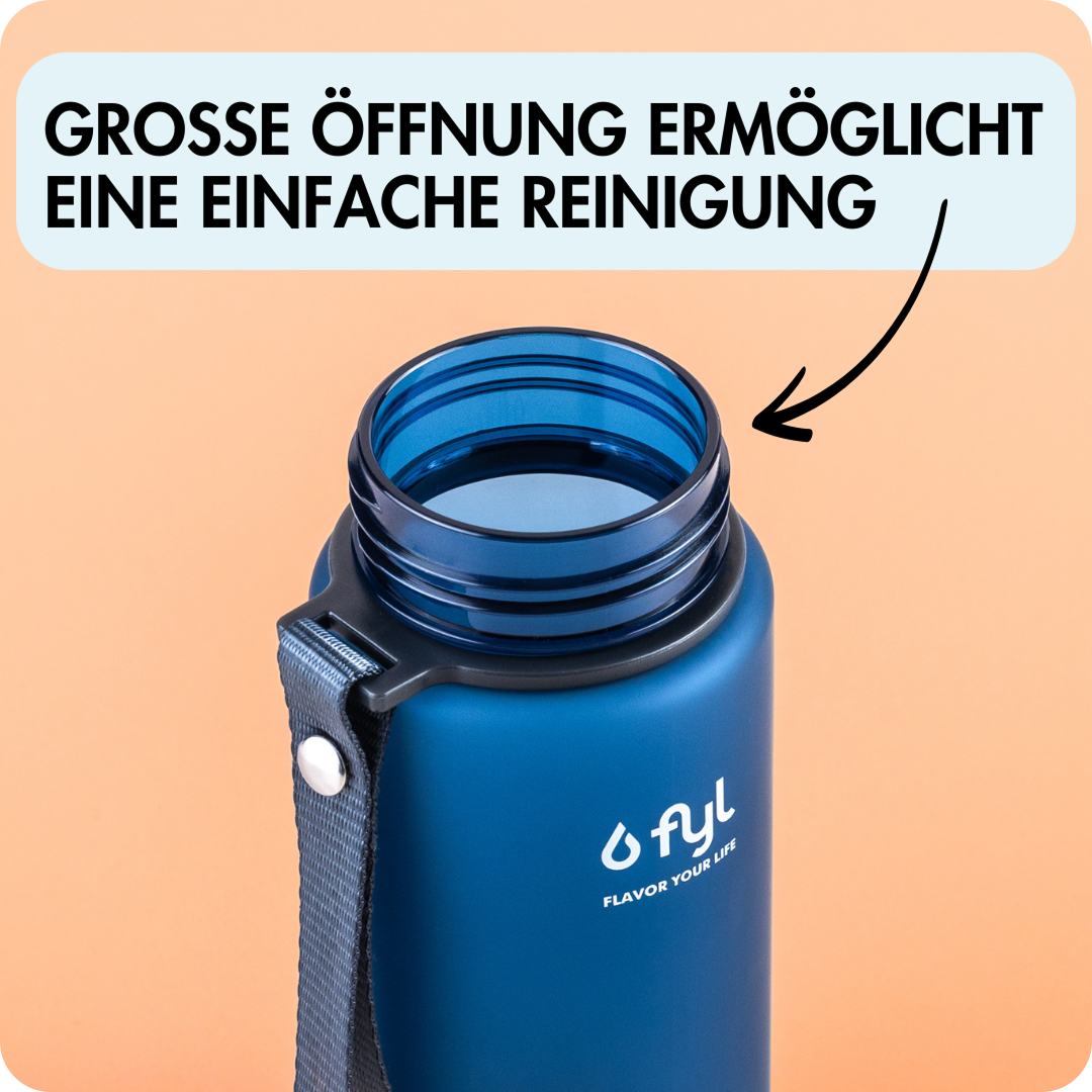 Trinkflasche Tritan 1050ml (Dunkelblau)