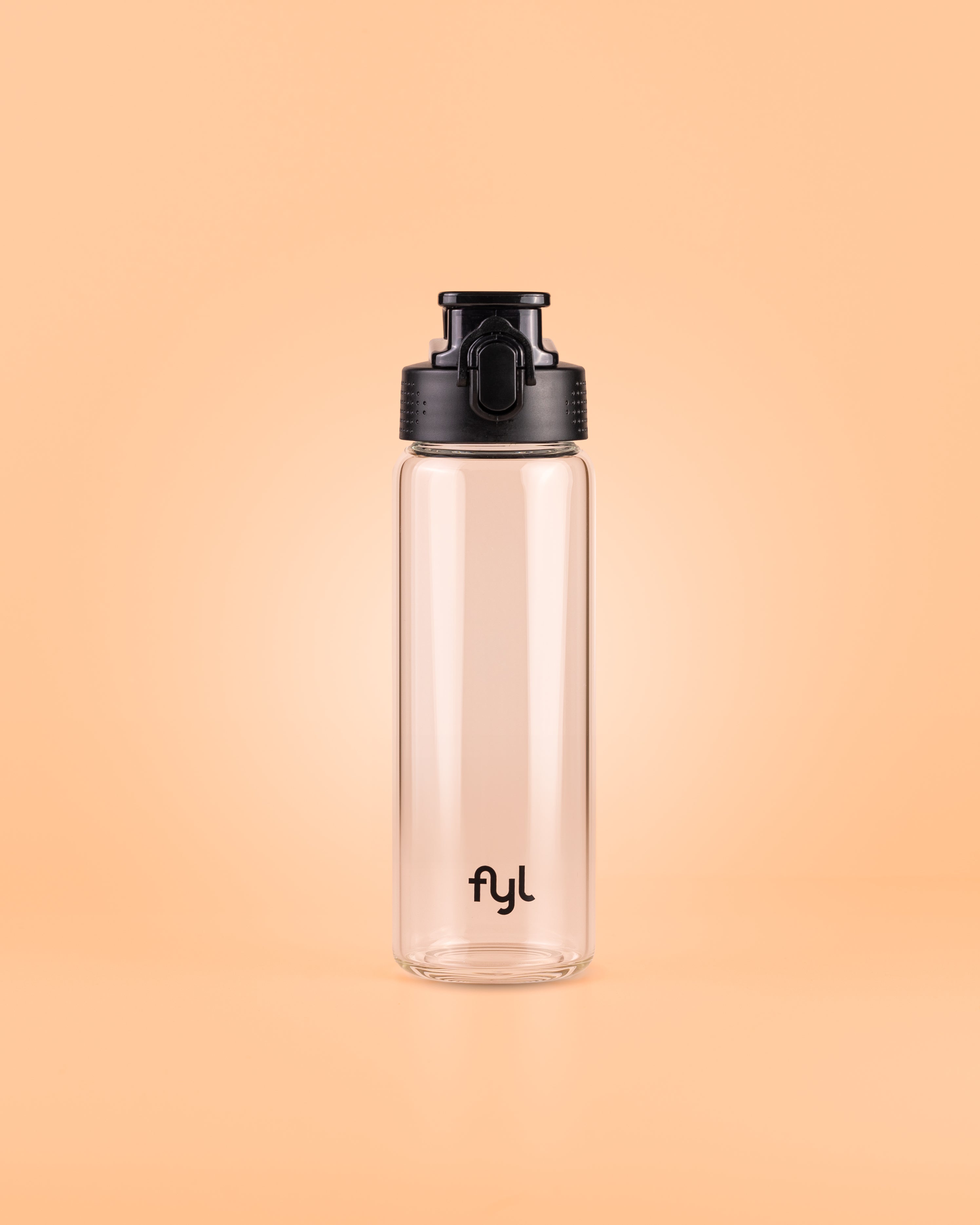 fyl Glas-Trinkflasche ohne Sleeve (600ml)